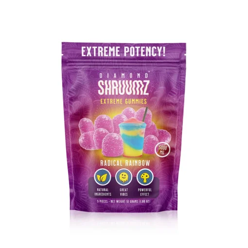 Buy Diamond Shruumz Gummies Radical Rainbow
