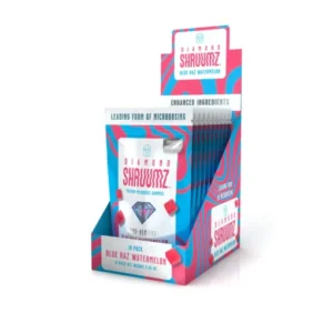 Buy Diamond Shruumz Gummies Blue Raz Watermelon