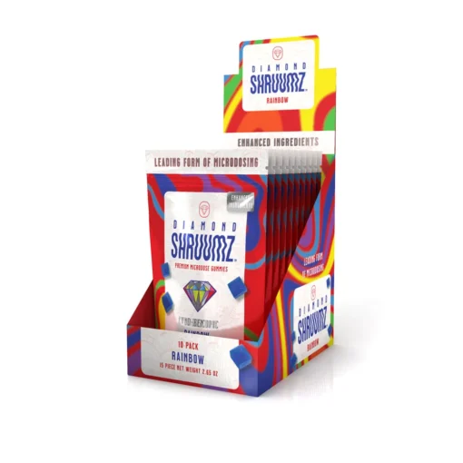 Buy Diamond Shruumz Gummies Rainbow – Micro Dose 15 pieces