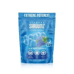 Buy Diamond Shruumz Gummies Blue Razz Euphoria