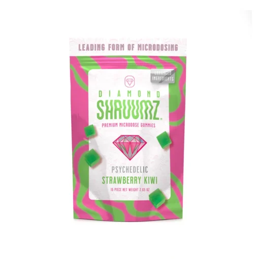 Buy Diamond Shruumz Gummies Strawberry Kiwi – Micro Dose 15 pieces