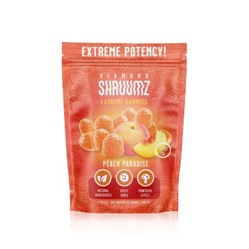 Buy Diamond Shruumz Gummies Peach Paradise – Mega Dose