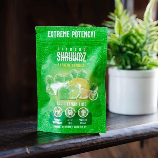 Buy Diamond Shruumz Gummies Lucid Lemon Lime – Mega Dose 1000 MG each 50 pieces