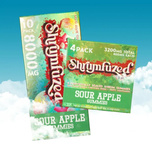 Shrumfuzed Gummies Sour Apple